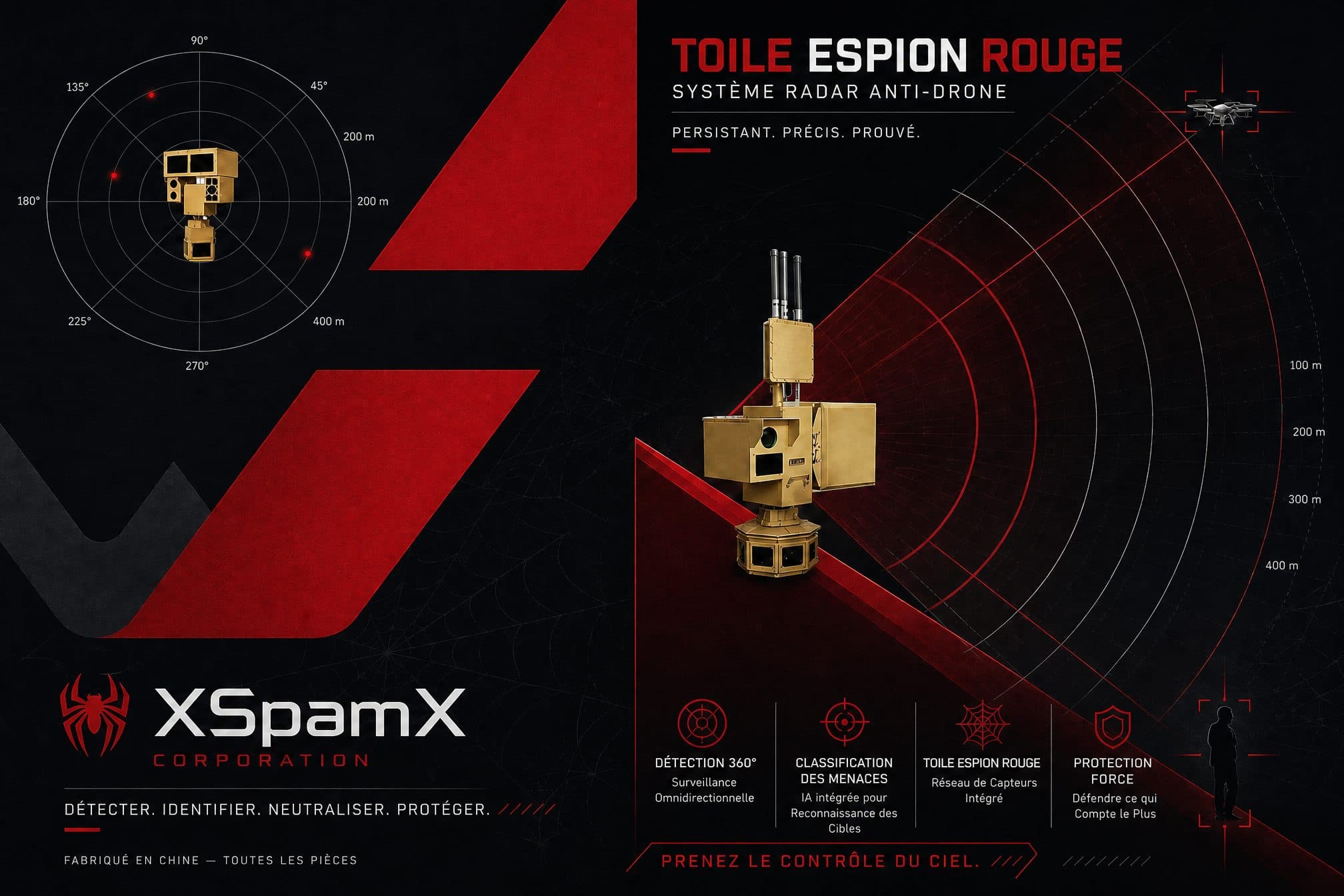 Système contre-UAS XSpamX